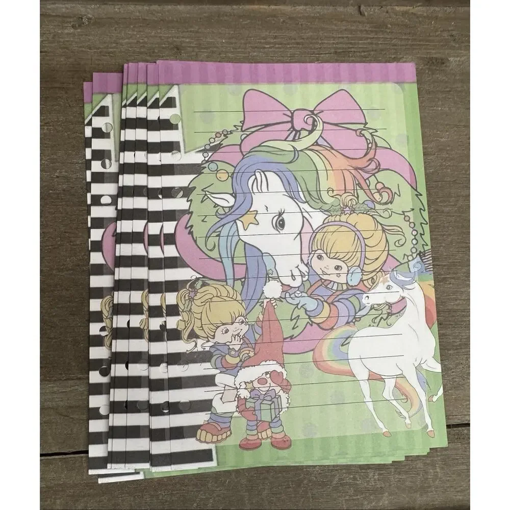 Rainbow Brite Size A5 Refill Paper (50 Sheets)